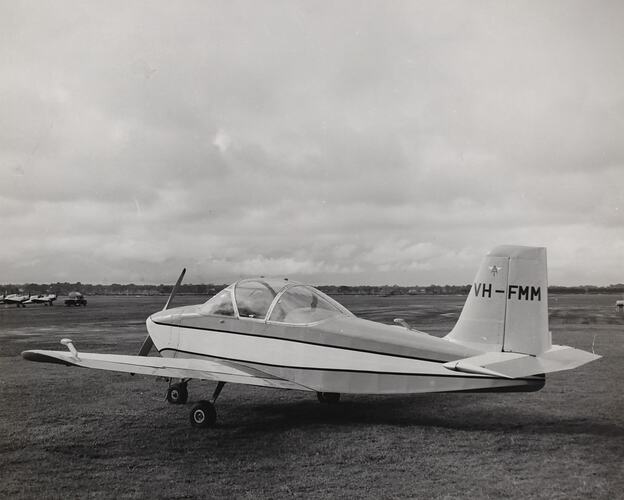 Photograph - Millicer Airtourer VH-FMM Prototype, Moorabbin Airport, Victoria, 1959