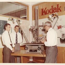 Photograph - Kodak, Men with Machine