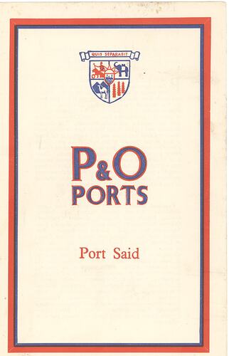 P&O Port Said