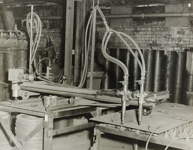 Photograph - Schumacher Mill Furnishing Works, Industrial Equipment, Port Melbourne, Victoria, circa 1940s