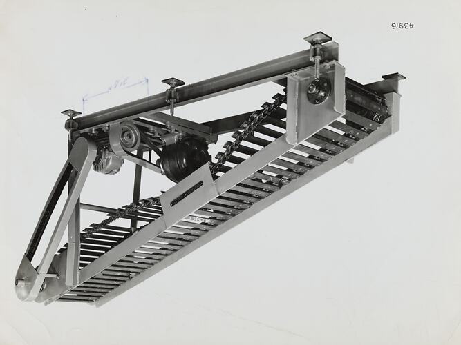 Photograph - Schumacher Mill Furnishing Works, Conveyor, Port Melbourne, Victoria, circa 1940s