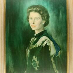 Portrait - Queen Elizabeth II, Paul Fitzgerald, Framed, 1963