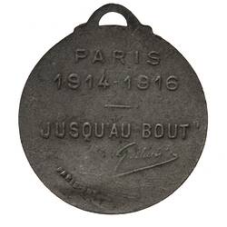 Medal - Aug. Mahlard, France, 1916