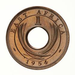 Proof Coin - 1 Cent, British East Africa, 1954