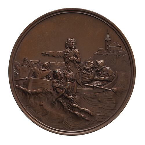 Medal - Congressional Medal, Captain Jared S. Crandall & Others, United States of America, 1873