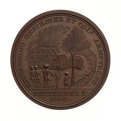 Medal - The Kittanning Medal, United States of America, 1756
