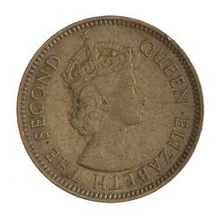 Coin - 10 Cents, Hong Kong, 1959