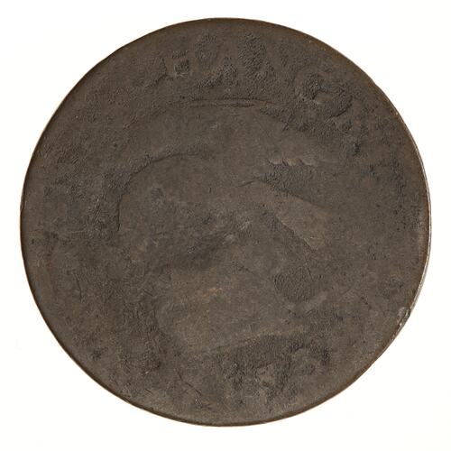 Coin - 1 Penny, Isle of Man, 1733