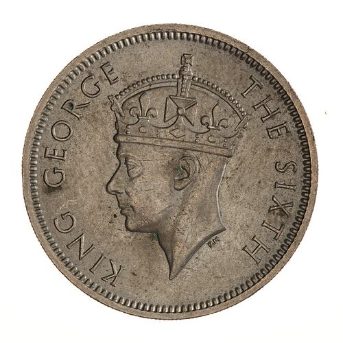 Coin - 50 Cents, Hong Kong, 1951