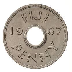 Coin - 1 Penny, Fiji, 1967