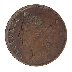 Coin - 1 Cent, Straits Settlements, 1873