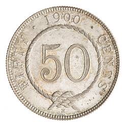 Coin - 50 Cents, Sarawak, 1900