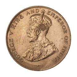 Coin - 5 Cents, Mauritius, 1917