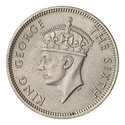 Coin - 20 Cents, Malaya, 1950