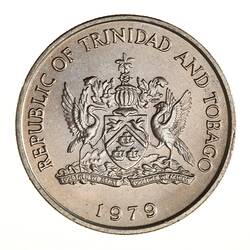 Coin - 25 Cents, Trinidad & Tobago, 1979