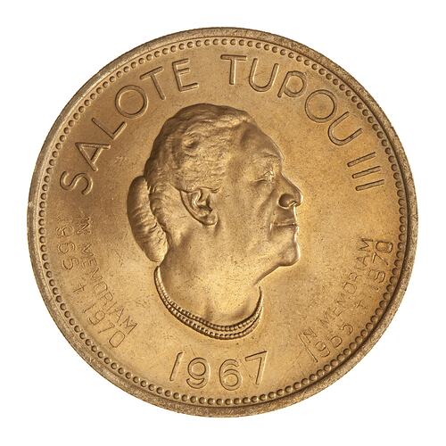 Coin - 50 Senti, Tonga, 1970