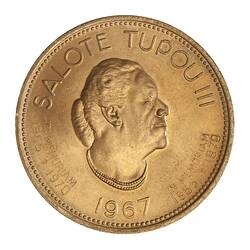 Coin - 50 Senti, Tonga, 1970