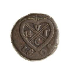 Coin - 1/2 Pice, Bombay Presidency, India, 1808