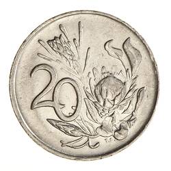 Coin - 20 Cents, South Africa, 1984
