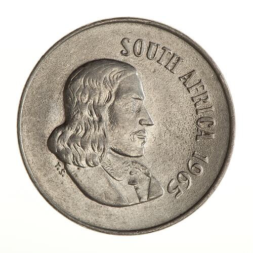 Coin - 10 Cents, South Africa, 1965