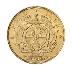 Coin - 1 Pond, South Africa, 1893