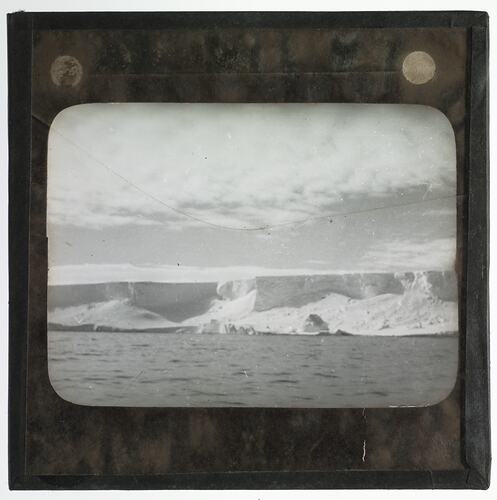 Lantern Slide - Ross Ice Barrier, Bay Of Whales, Ross Sea, Ellsworth Relief Expedition, Antarctica, 1935-1936