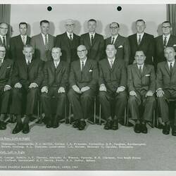 Photograph - Kodak Australasia Pty Ltd, Kodak Branch Managers Conference, April 1961.