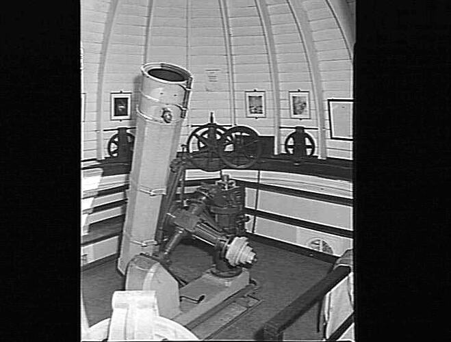 Negative - Jeffree Telescope, Astrograph House, Melbourne Observatory, South Yarra, Victoria, circa 1968