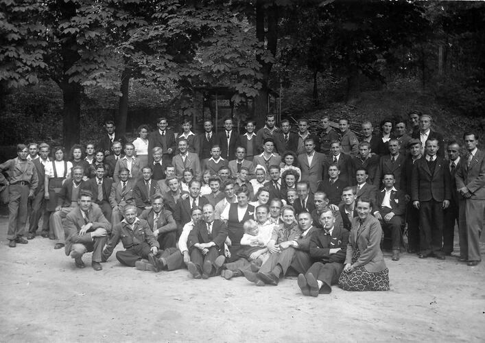 Portrait of Displaced Persons & Staff From Displaced Persons Camp A1 Heerte, Germany, Sep 1945