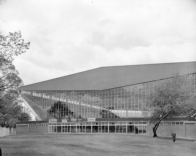 Swimming Pool Exterior, Olympic Park, Melbourne, Victoria, 1956