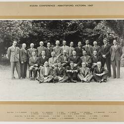 Photograph - Group, Kodak Conference, Abbotsford, Victoria, 1947