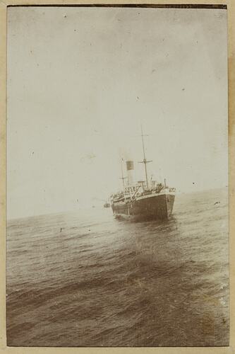 TSS Suevic' Steamship, Indian Ocean, Jan 1915