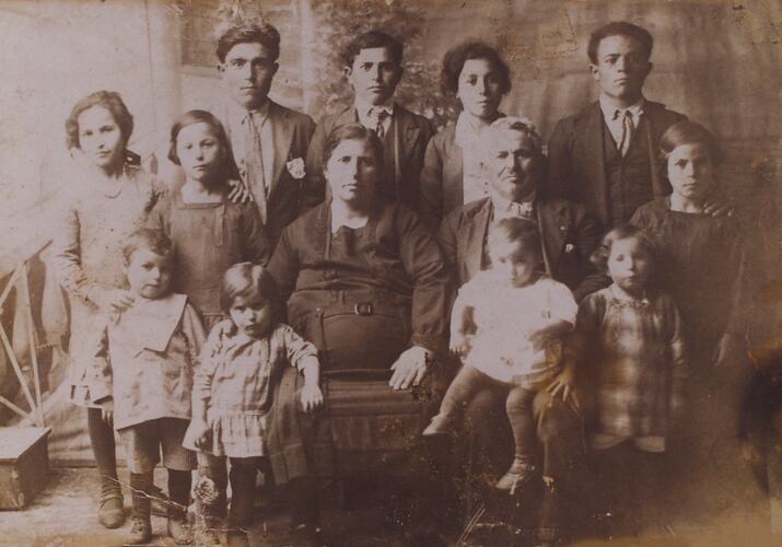 Mazzarino Family, Vizzini, Sicily, Italy, circa 1925