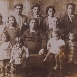 Digital Photograph - Mazzarino Family, Vizzini, Sicily, Italy, circa 1925