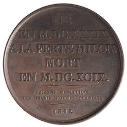 Medal - Jean Racine, France, 1817