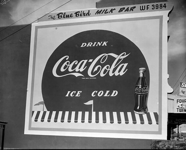 Coca-Cola, Advertisement, Melbourne, Victoria, 1957