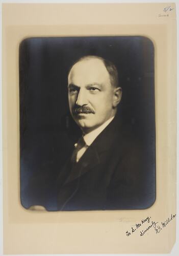 Photograph - H.V. McKay Pty Ltd, Portrait of N.I. Millikan, Victoria, circa 1920s