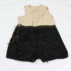 Shorts & Attached Vest - Child's Costume, Jester, 1849-1899
