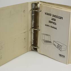 Users Manual - Video Digitizer & IMPROS, Vector, Word Processing System, circa 1975