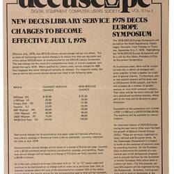 Newsletter - Decuscope, DECUS, Vol 17, No 3, 1978