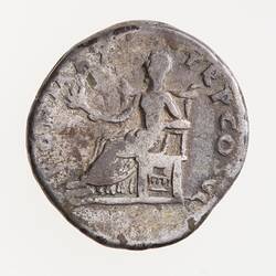 Coin - Denarius, Emperor Vespasian, Ancient Roman Empire, 75 AD