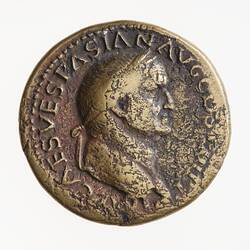 Coin - Dupondius, Emperor Vespasian, Ancient Roman Empire, 77-78 AD