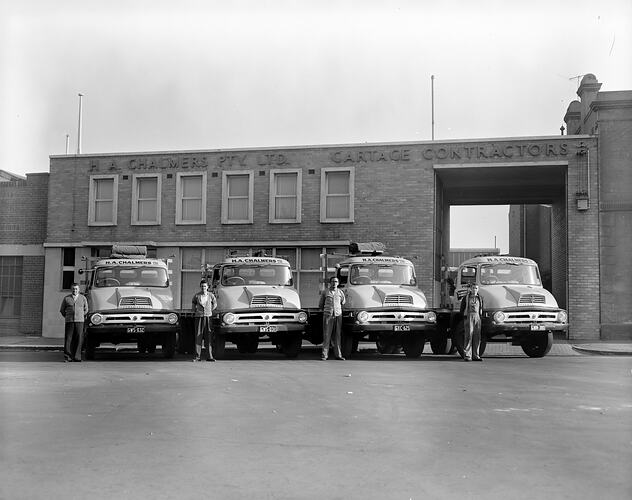 Ford Motor Company of Australia, Cartage Contractors Building Exterior, West Melbourne, 16 May 1959