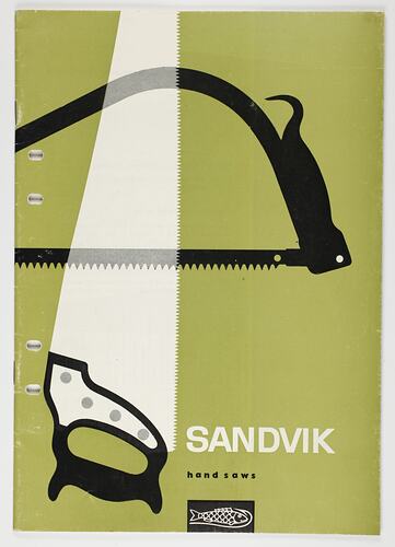 Cover with graphic representations of two different saws.