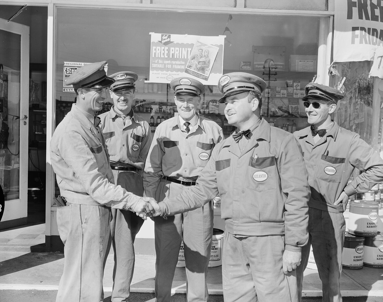 Negative Atlantic Union Oil Company, Service Station Workers