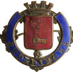 Badge - Poperinghe, Belgium, World War I, 1914-1919
