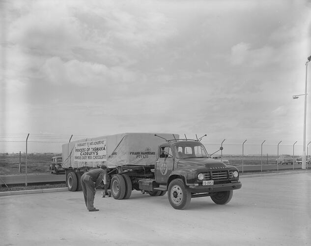 Cadbury Ltd, Product Transport, Princess of Tasmania, Port Melbourne, 04 Oct 1959