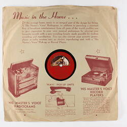 Disc Recording - The Gramophone Co. Ltd., Double-Side, 'Bimba Dagli Occhi (Child, From Whose Eyes)' & 'Lo T'ho Ghermita (I See, I Have Caught You)', 1927-1956