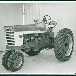 Photograph of harvesting equipment.