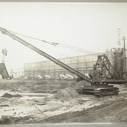 Photograph - Ruston & Hornsby, Crawler-Mounted Dragline Excavator, Lincoln, England, 1923